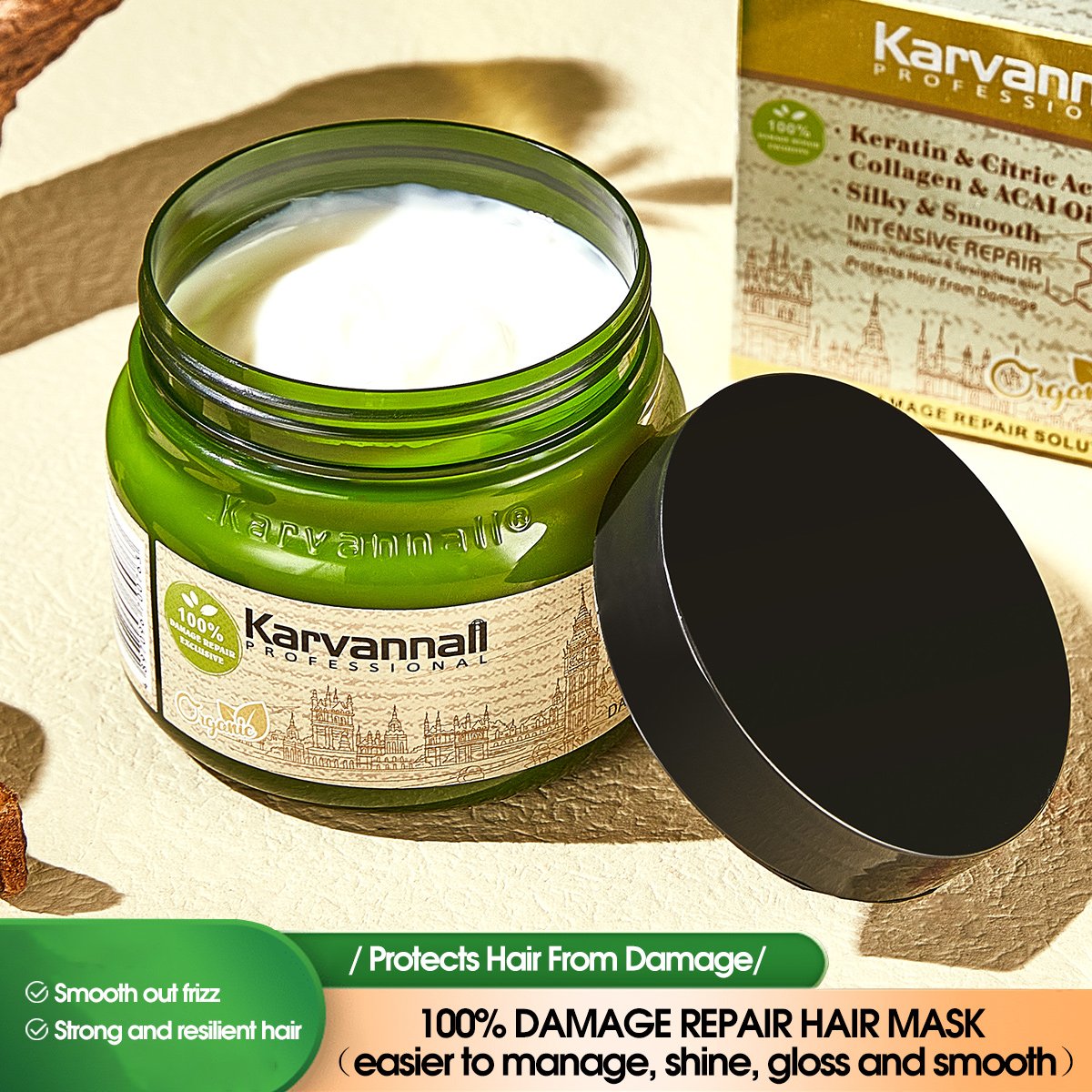 Karvannall 100% Damage Repair Hair Mask – Deep Restoration - Image 6